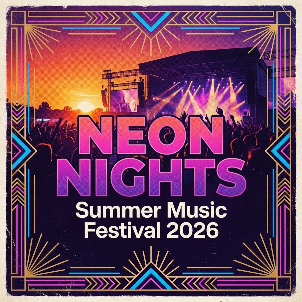 Sample image generated with Ideogram 3.0 — Text in images, Posters, Logos with text